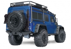 TRAXXAS TRX-4 Land Rover Crawler blau met. 1/10 Crawler 2.4GHz (Link-fähig) ohne Akku, ohne Lader TRX82056-4BLUE