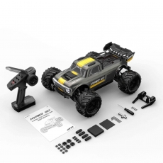 MJX Hyper GO 10210 Truck 1/10 Brushless 4WD RTR Grau # 10210 4046032120046