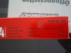 Graupner Einziehfahrwerk Artikelnummer 233 ( Typ 94 ) ohne R�der - Restposten