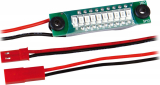 Graupner LED Akkustand Anzeige LI Akku Controller 1 -4 s Lipo Anzeige # 3141