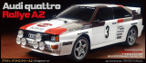 Karosserie Satz Audi Quattro Rallye A2 unlackiert mit Spoiler und Decor #51615