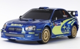Tamiya Karosserieset aus Baukasten 47372 Subaru Impreza Mexico 2004 unlackiert inkl. Reifen und Felgen